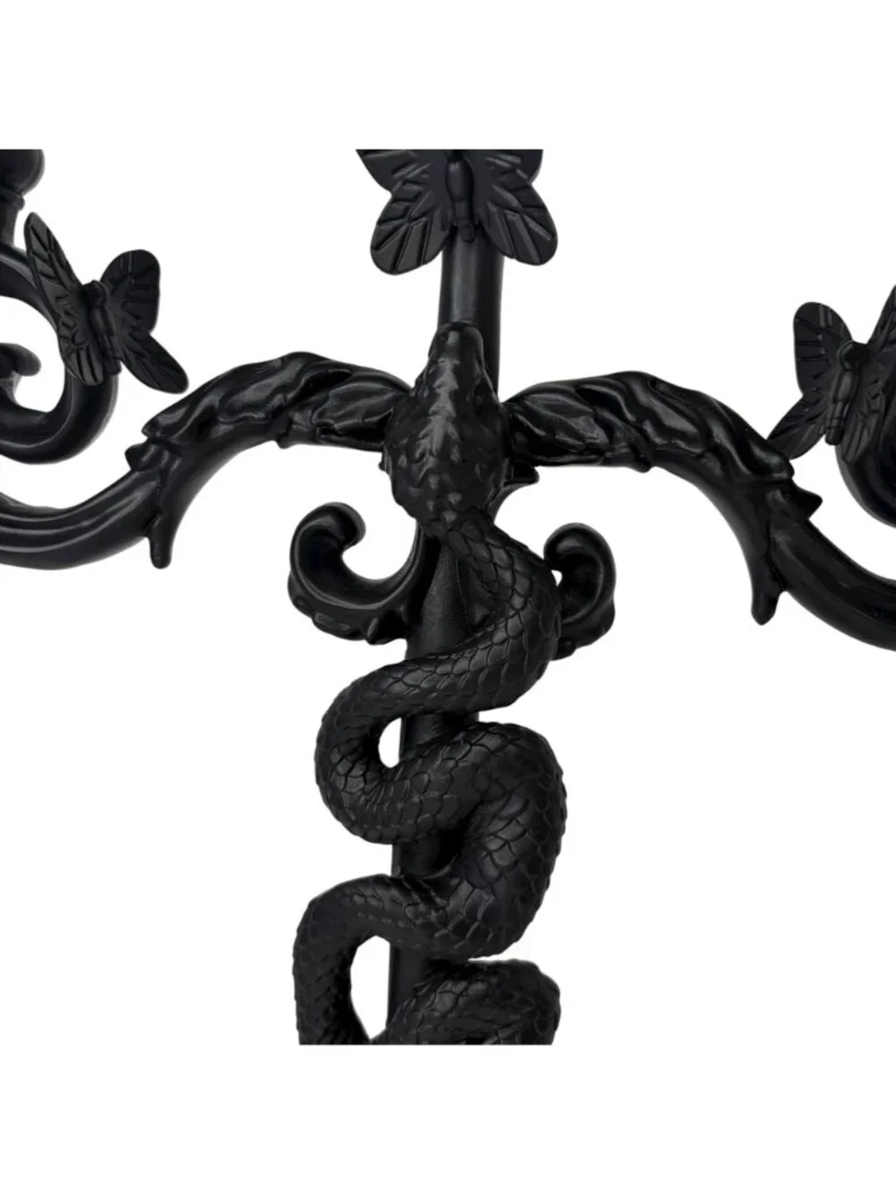 Viral TikTok Martha Stewart Black Snake/Butterfly Halloween Goth Candelabra NWT